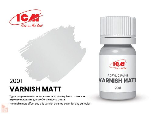 ICM  VARNISHES Varnish Matt bottle 12 ml