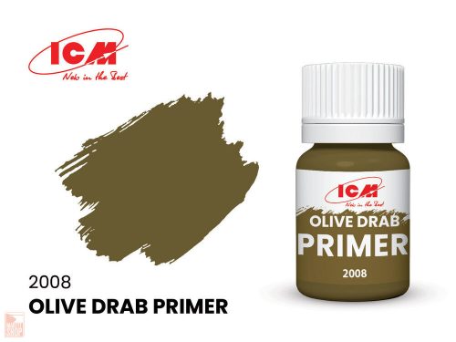 ICM  PRIMERS Primer Olive Drab bottle 17 ml