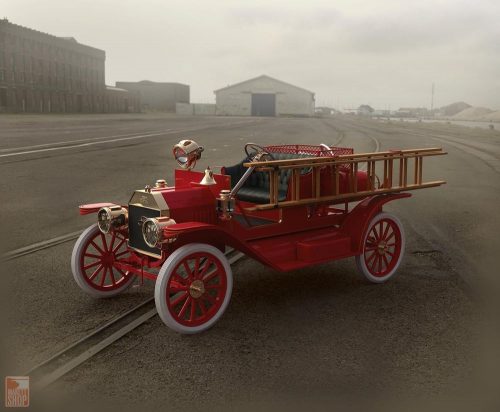 ICM 1:24 Model T 1914 Firetruck American Car