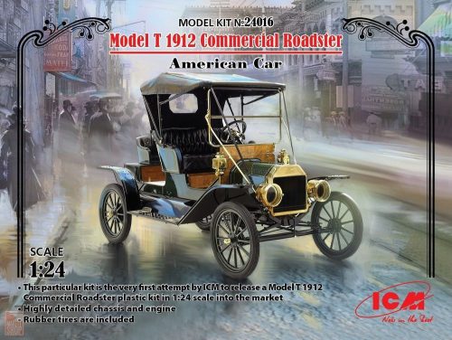 ICM 1:24 Model T 1912 Commercial Roadster,America Car