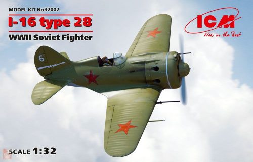 ICM 1:32 I-16 type 28, WWII Soviet Fighter