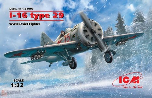 ICM 1:32 I-16 type 29, WWII Soviet Fighter