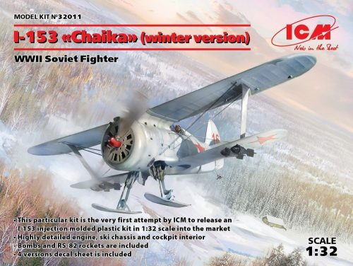 ICM 1:32 I-153(winter version),WWII Soviet Fighte