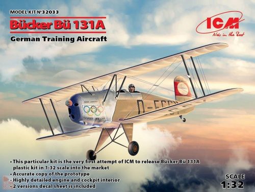 ICM 1:32 Bücker Bü 131A,German Training Aircraft