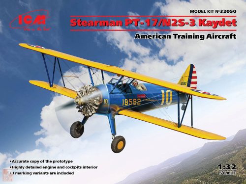 ICM 1:32 Stearman PT-17/N2S-3 Kaydet , American Training Aircraft