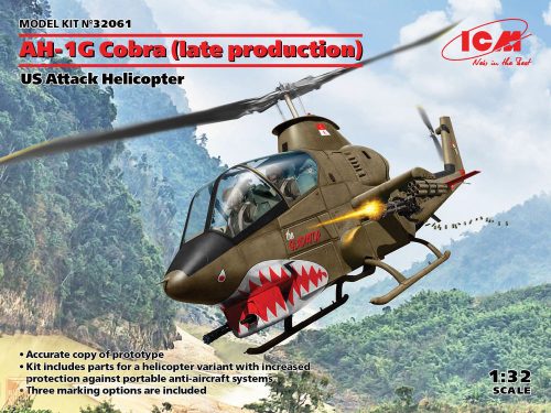 ICM 1:32 AH-1G Cobra (late production), US Attack Helicopter