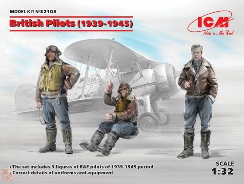 ICM 1:32 British Pilots (1939-1945)(3 figures)