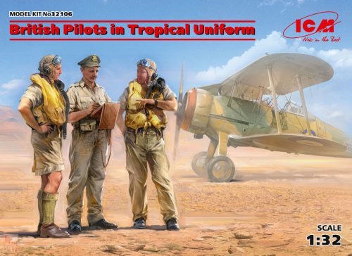 ICM 1:32 British Pilots in Tropical Uniform(1939-1943)(3 figures)