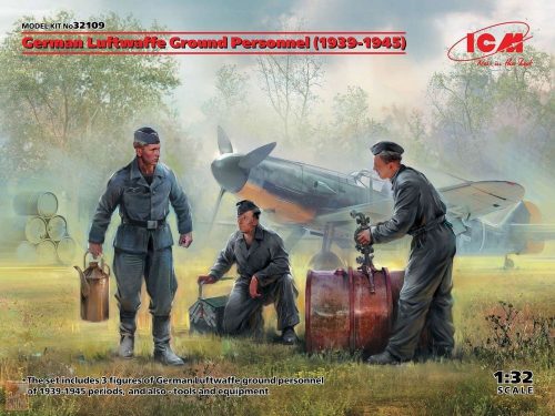 ICM 1:32 German Luftwaffe Ground Personnel(1939-1945)(3 figures)