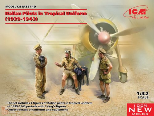 ICM 1:32 Italian Pilots in Tropical Uniform (1939-1943) (