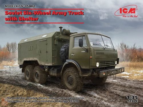 ICM 1:35 Soviet Six-Wheel Army Truck with Shelter