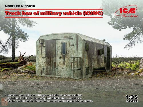 ICM 1:35 Truck box of military vehicle (KUNG)