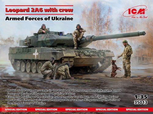 ICM 1:35 Leopard 2A6 of the Armed Forces of Ukraine with crew