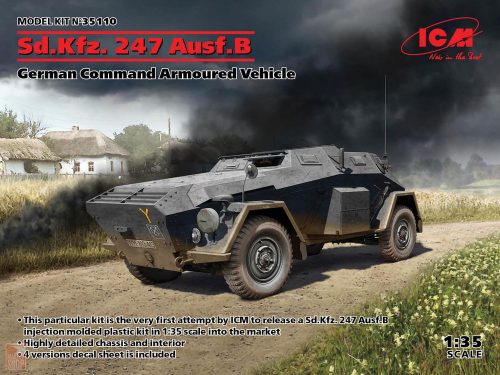 ICM 1:35 Sd.Kfz. 247 Ausf.B, German Command Armoured Vehicle