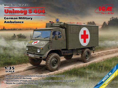 ICM 1:35 Unimog S 404, German Military Ambulance