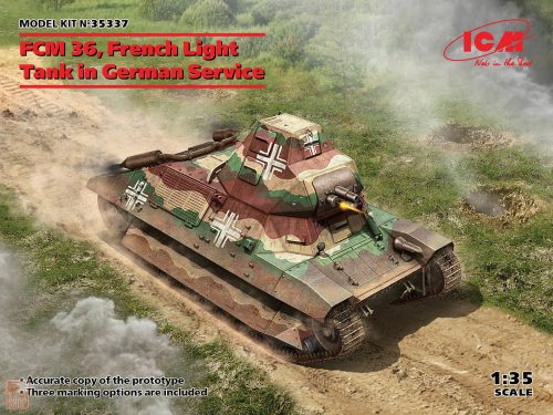 ICM 1:35 FCM 36, French Light Tank in German Service