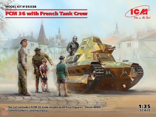 ICM 1:35 FCM 36 with French Tank Crew