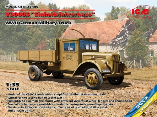 ICM 1:35 V3000S Einheitsfahrerhaus, WWII German Military Truck