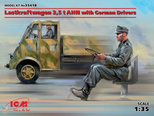 ICM 1:35 Lastkraftwagen 3,5t AHN w.German Drivers Limited