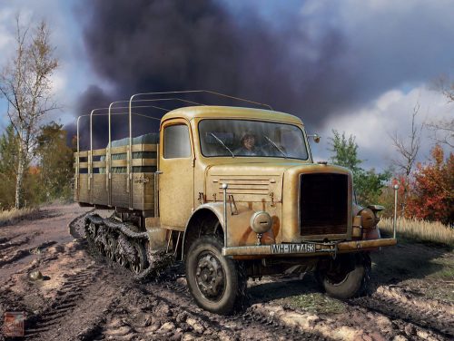 ICM 1:35 KHD S3000/SS M Maultier WWII German Semi-Tracked Truck