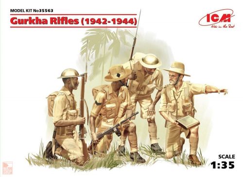 ICM 1:35 Gurkha Rifles (1944) (4 figures)