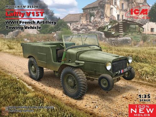 ICM 1:35 Laffly V15T, WWII French Artillery Towing Vehicle (100% new molds)