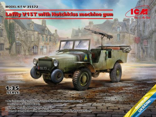 ICM 1:35 Laffly V15T with Hotchkiss machine gun