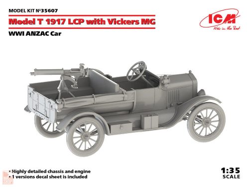 ICM 1:35 Model T 1917 LCP with Vickers MG, WWI ANZAC Car