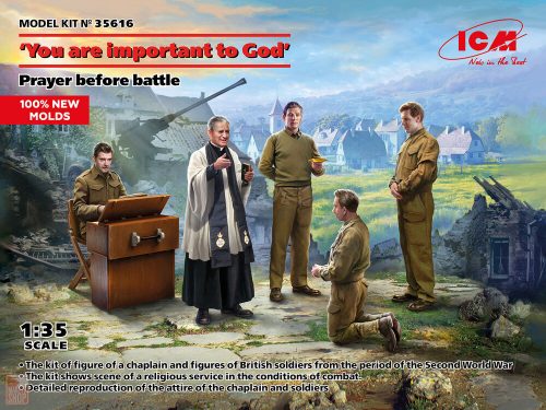 ICM 1:35 'You are important to God'. Prayer before battle (100% new molds)