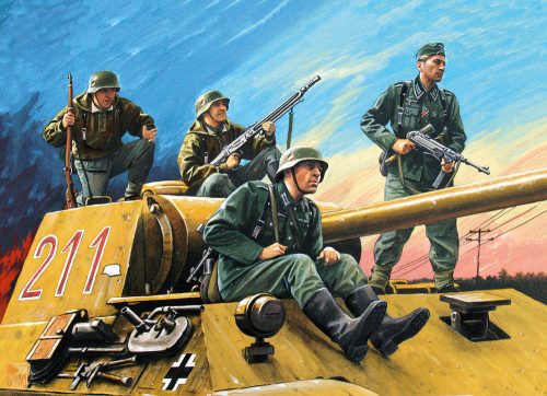 ICM 1:35 German Tank Riders (1942-1945)(4Figures)