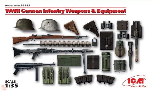 ICM 1:35 WWII German Infantry W&E 100% new molds