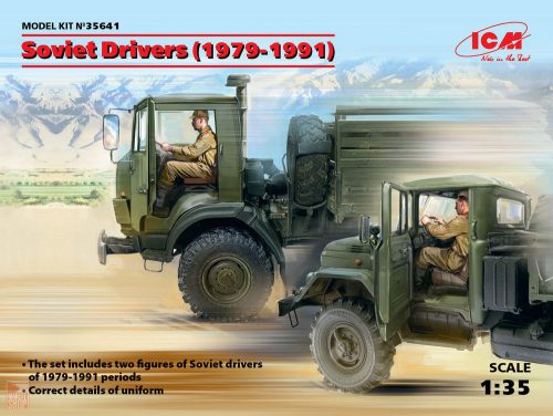 ICM 1:35 Soviet Drivers(1979-1991)(2 Figures)