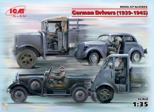 ICM 1:35 German Drivers(1939-1945)(4 Figures)