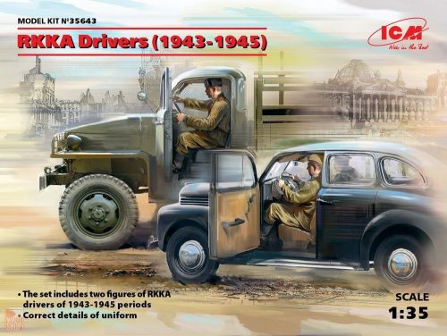 ICM 1:35 RKKA Drivers(1943-1945)(2 Figures)