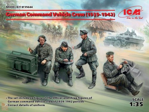 ICM 1:35 German Command Vehicle Crew (1939-1942) (4 figures)