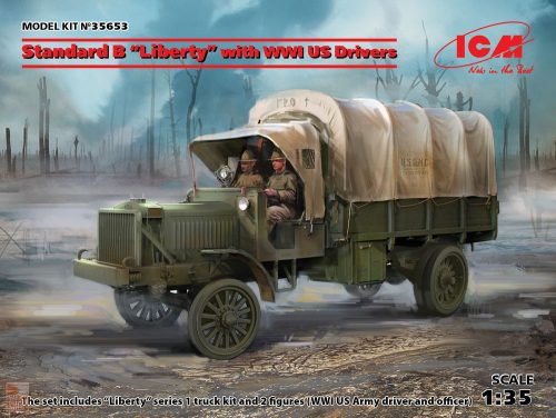 ICM 1:35 Standard B Liberty with WWI US Drivers