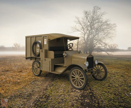 ICM 1:35 Model T 1917 Ambulance WWI American Car