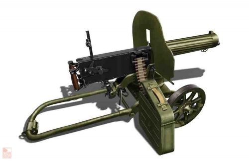 ICM 1:35 Soviet Maxim Machine Gun 1910/30