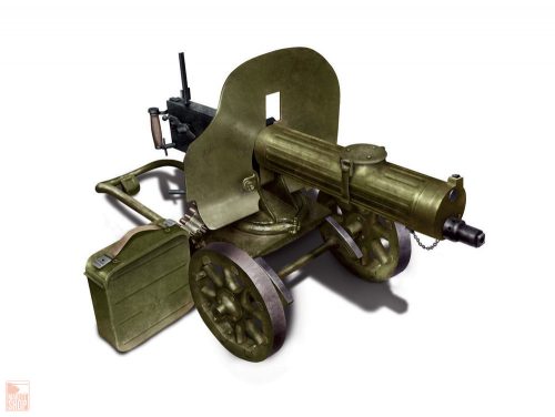 ICM 1:35 Soviet Maxim Machine Gun 1941