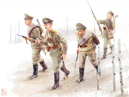 ICM 1:35 WWI Russian Infantry (4figures)