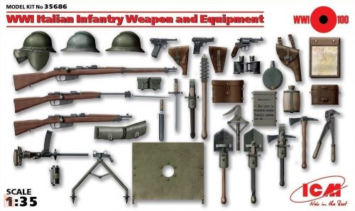 ICM 1:35 WWI Italian Infantry W&E