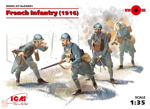 ICM 1:35 French Infantry 1916