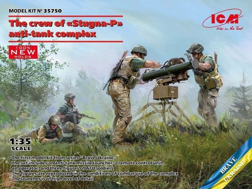 ICM 1:35 The Crew of Stugna-P antitank complex (100% new molds)