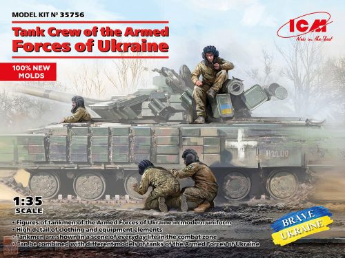 ICM 1:35 Tank Crew of the Armed Forces of Ukraine (100% new molds)