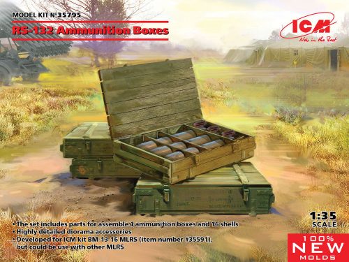 ICM 1:35 RS-132 Ammunition Boxes (100% new molds)