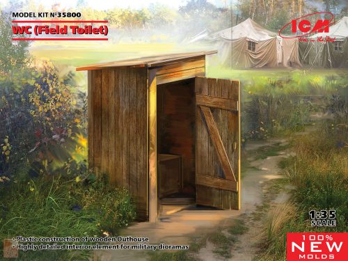 ICM 1:35 WC (Field Toilet) (100% new molds)