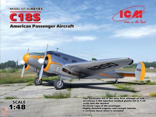 ICM 1:48 C18S,American Passenger Aircraft