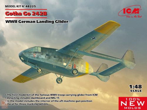 ICM 1:48 Gotha Go 242B, WWII German Landing Glider (100% new molds)