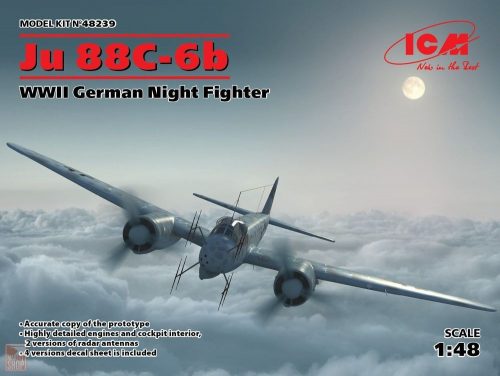 ICM 1:48 Ju 88C-6b, WWII German Night Fighter