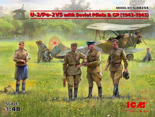 ICM 1:48 U-2/Po-2VS with Soviet Pilots & GP (1943 -1945) Limited